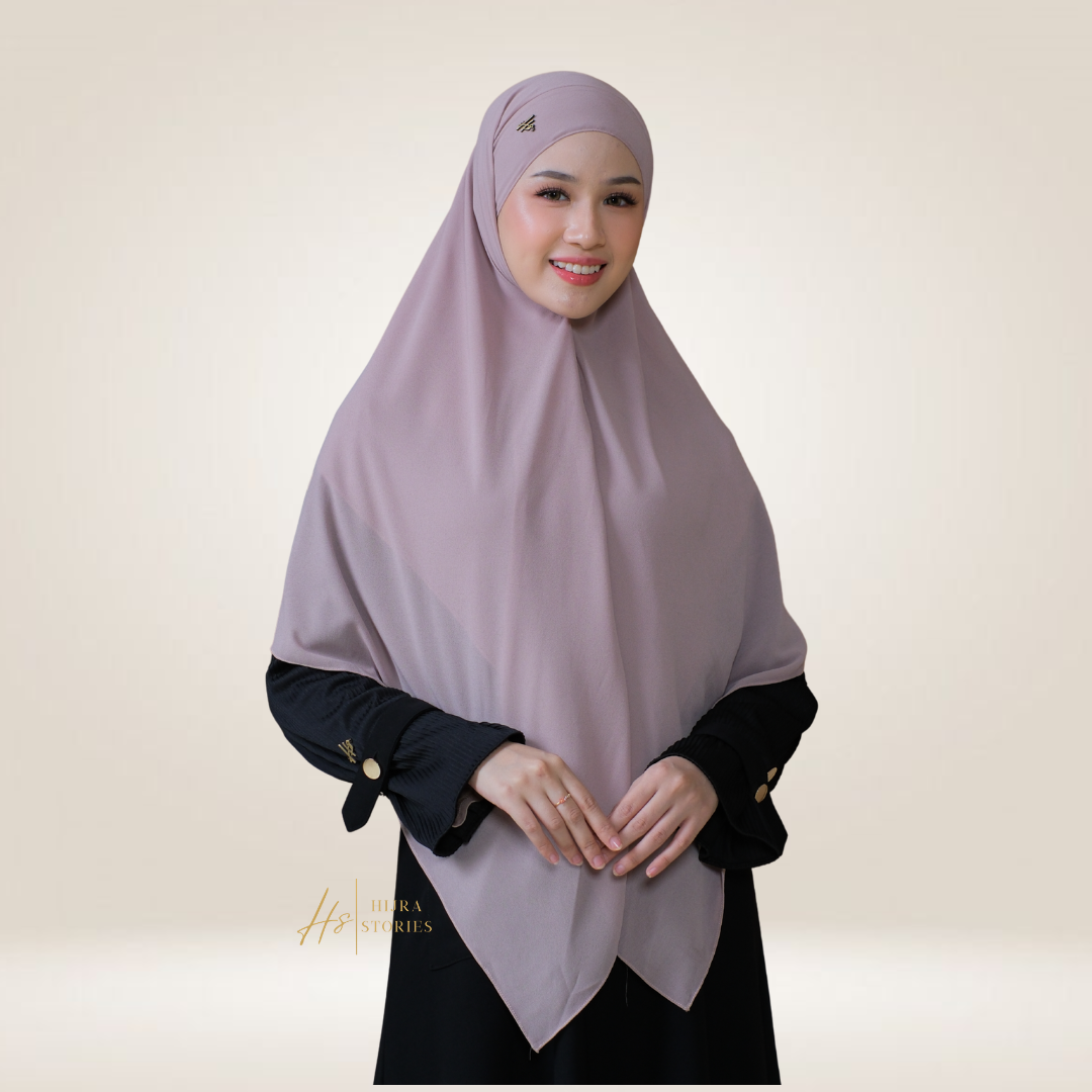 Hijra Stories - Khimar Bandana SAFA French Square 130x130 cm